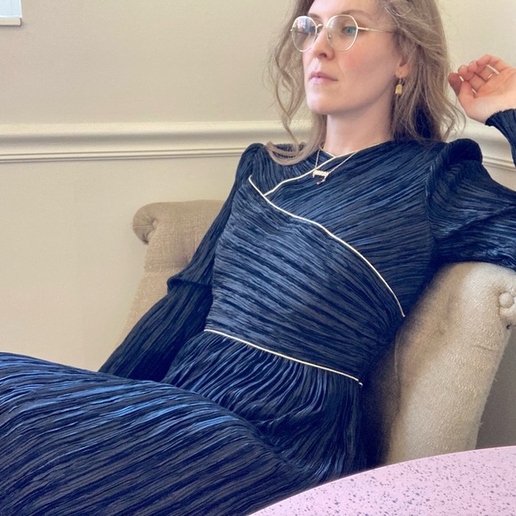 Vintage Mary McFadden Couture Evening Gown - Picture 15 of 15